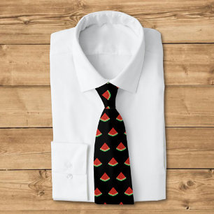 Watermelon Pixel Art Mönster Slips