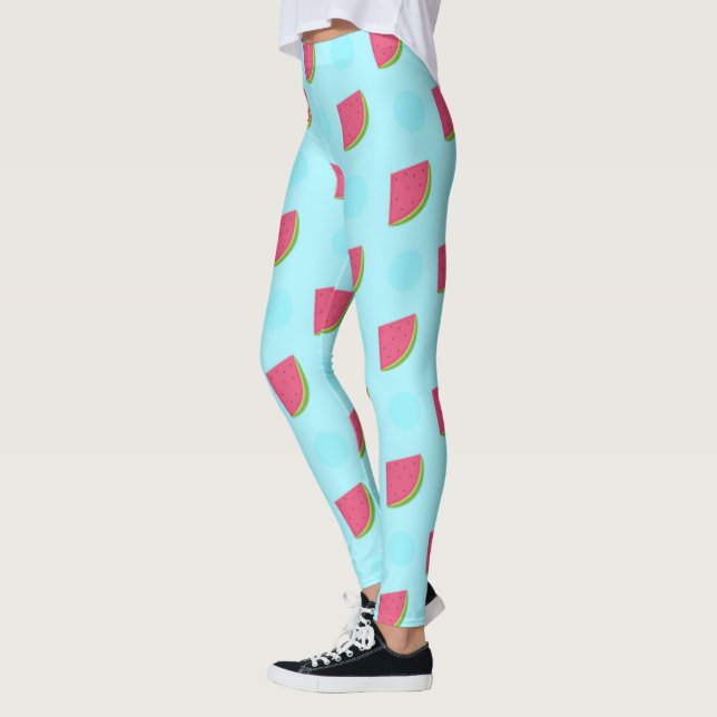 Watermelon Print Leggings (Vänster)