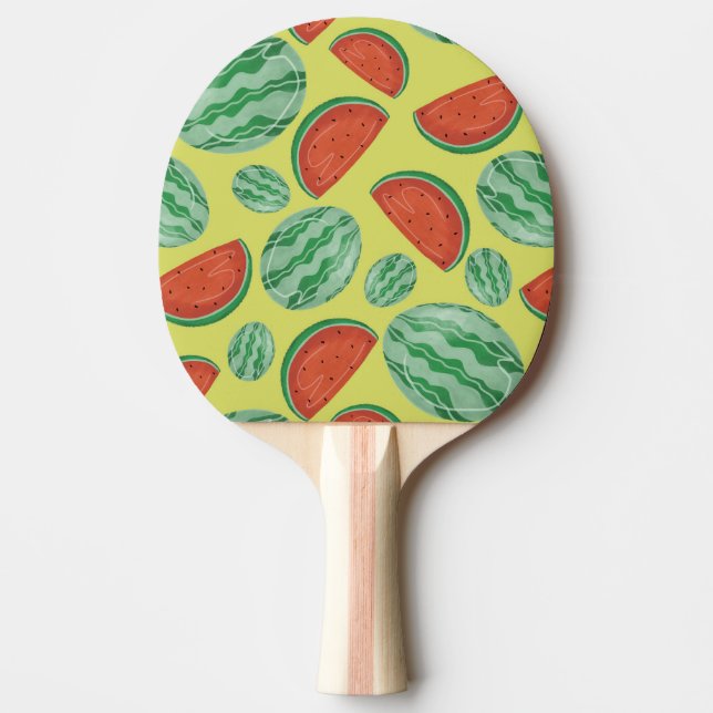 Watermelon Print Ping Pong Paddle Pingisracket (Framsidan)