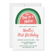 Watermelon Rainbow, en i Melon 1:a Bday