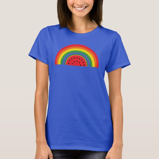 Watermelon Rainbow T Shirt (Framsida)