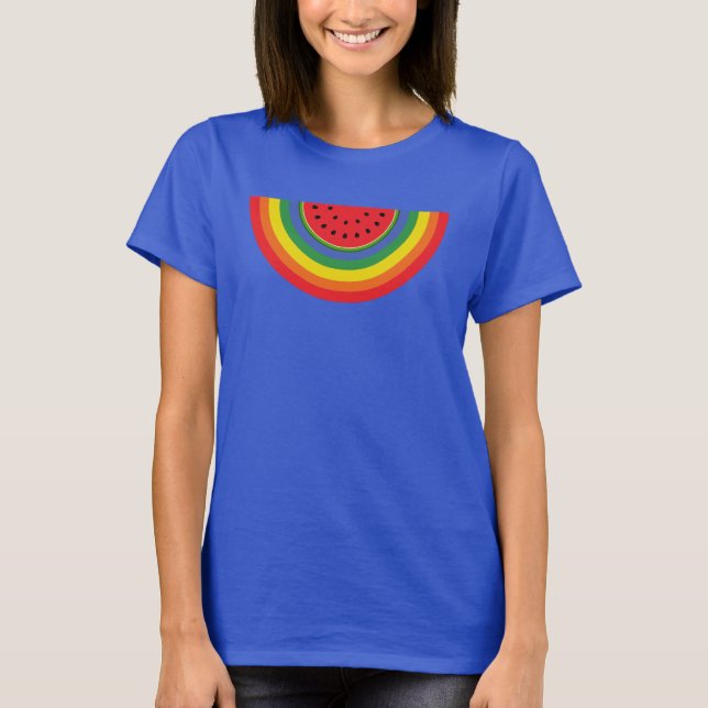 Watermelon Rainbow T Shirt (Framsida)