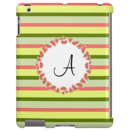 Watermelon Rand Classic "Monogram" iPad-fall
