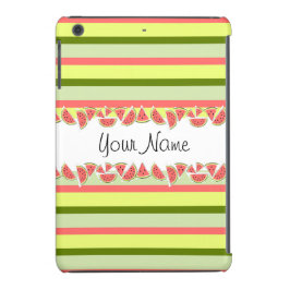 Watermelon Rand Classic Namn iPad Mini fodral