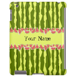 Watermelon Rand Ditt namn iPad-fall