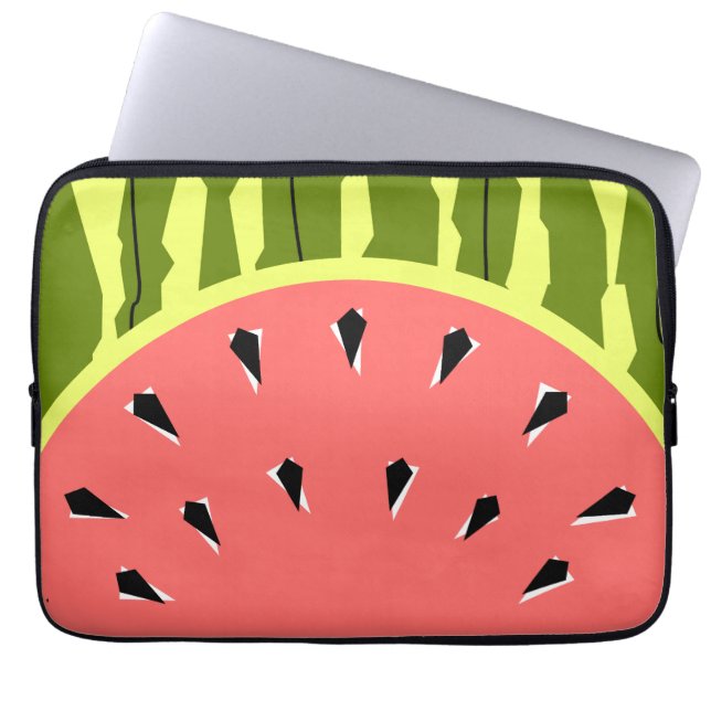 Watermelon Rand Rosa laptop sleeve (Framsidan)