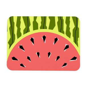 Watermelon Rand Rosa Magnet
