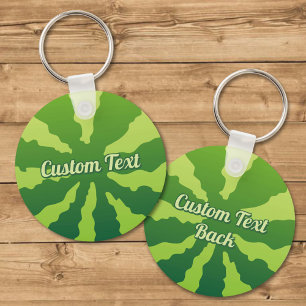 Watermelon Rind Keychain Nyckelring