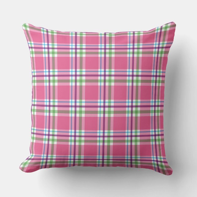 Watermelon Rosa Grönt Aqua Lila Play Decor Kudde (Framsida)