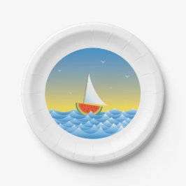 Watermelon Sailboat