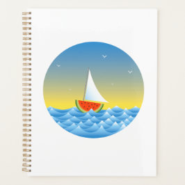 Watermelon Sailboat