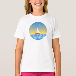 Watermelon Sailboat T Shirt