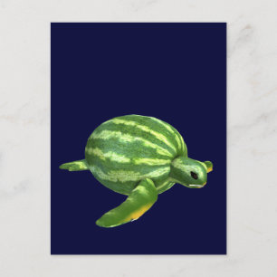 Watermelon Seaturtle Vykort
