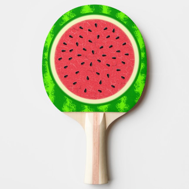Watermelon Segce Summer Fruit med Rind Pingisracket (Framsidan)