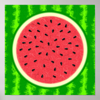 Watermelon Segce Summer Fruit med Rind