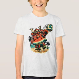 Watermelon Shogun Beach Volleyball — Summer Warrio T Shirt