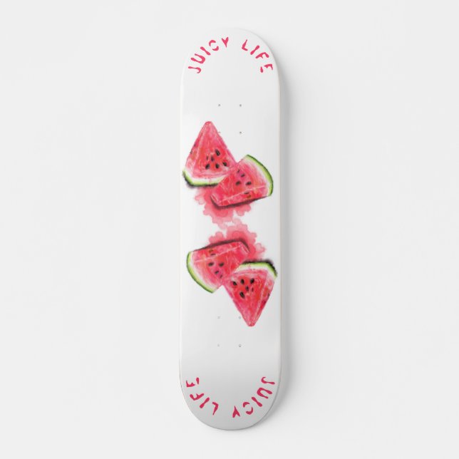 Watermelon Skateboard Juicy Life - Anpassningsbar  (Framsida)