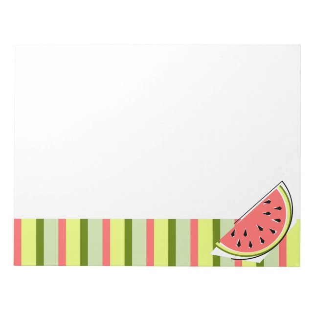 Watermelon Slice Rand Classic Anteckningsblock (Framsida)