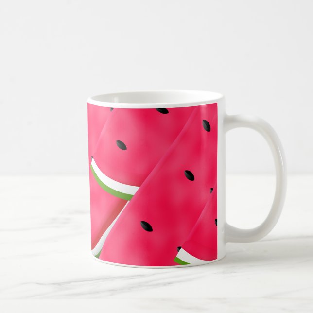 Watermelon Slices Mönster Kaffemugg (Höger)