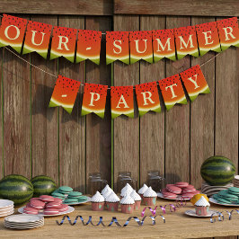 Watermelon Slices, Personlig, Party Vimplar