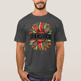 Watermelon Solros Hej Summer Educator Premium T Shirt