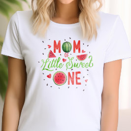 Watermelon Sommar 1:a födelsedag, mamma T Shirt
