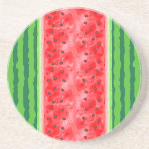 Watermelon sommarfrukt rand underlägg