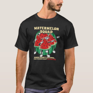 Watermelon squad u2013 Funny melon sommarfrukt pa T Shirt