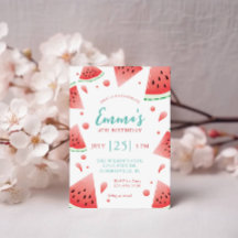 Watermelon Stänk sommartid Födelsedagsfest