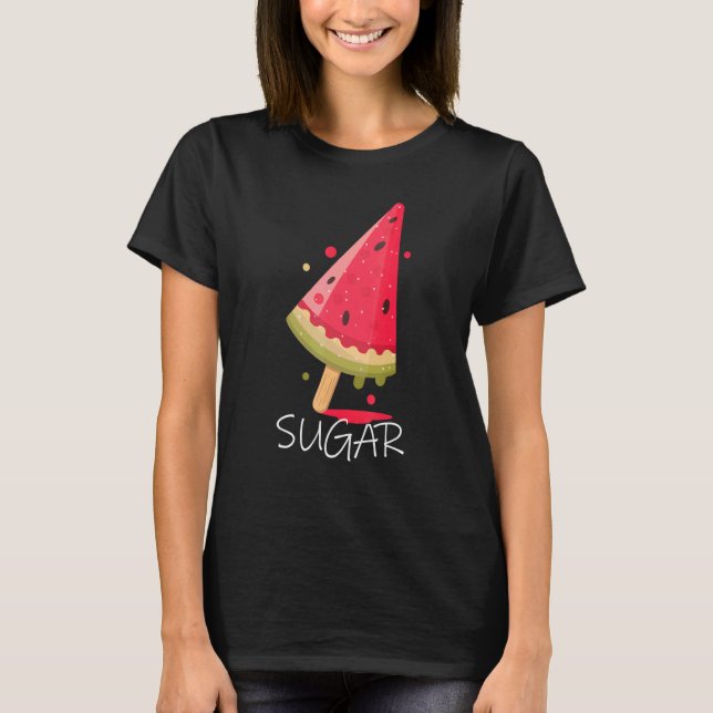 Watermelon Sugar Sommardesign T Shirt (Framsida)