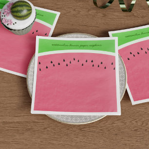 Watermelon Summer BBQ Party Papper Dinner Napkins Pappersservett