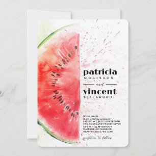 Watermelon Summer Bröllop Inbjudningar