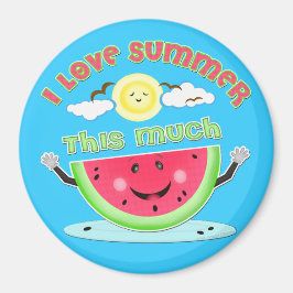Watermelon Summer Kärlek Magnet