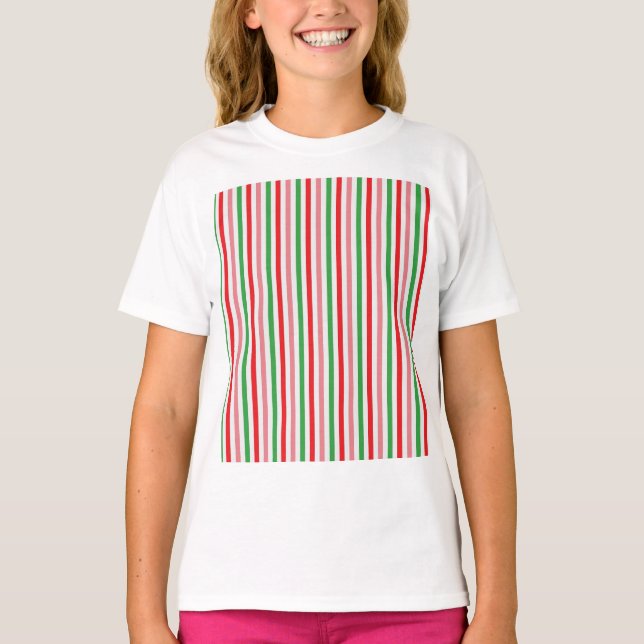 Watermelon Summer Rand Digital Papper T Shirt (Framsida)