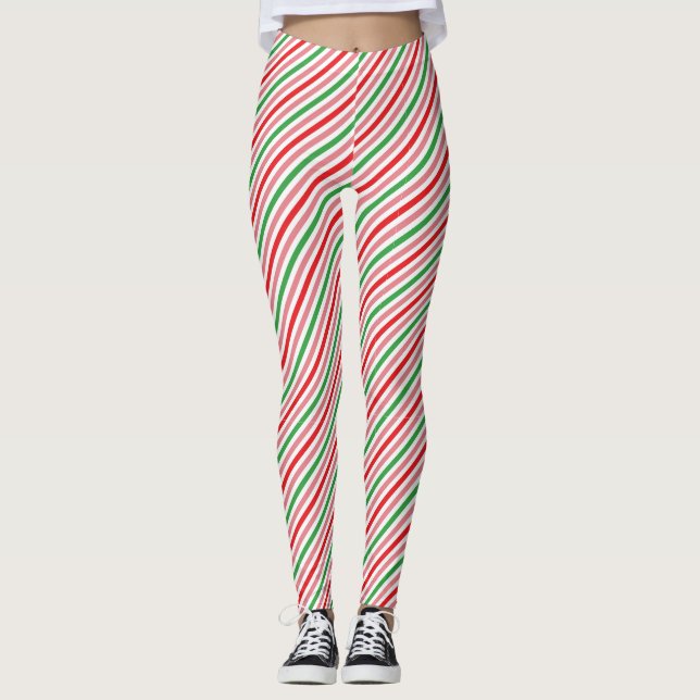 Watermelon Summer Rand Mönster-56206 Leggings (Framsida)