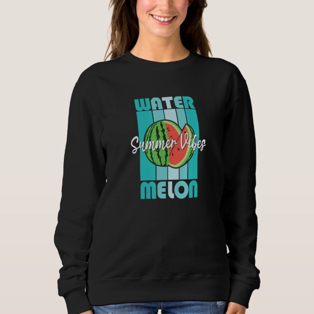 Watermelon Summer Vibes Cool Tropical Melon Cute V T Shirt (Framsida)