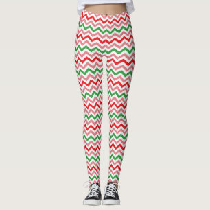 Watermelon Summer Zigzag Rand Mönster-56209 Leggings