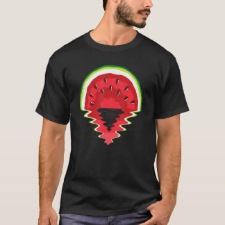 Watermelon Sunset Sunrise Reflection Sand Surfa Su T Shirt