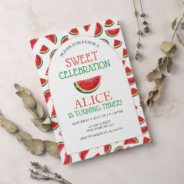 Watermelon Sweet Firande Birthday Inbjudningar