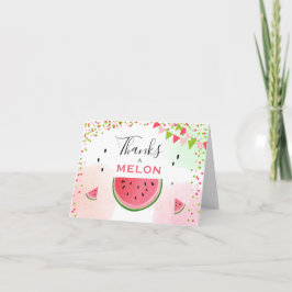 Watermelon - tack för ditt kort Ett i melonsommare