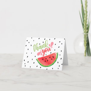 Watermelon - tackkort - Rött