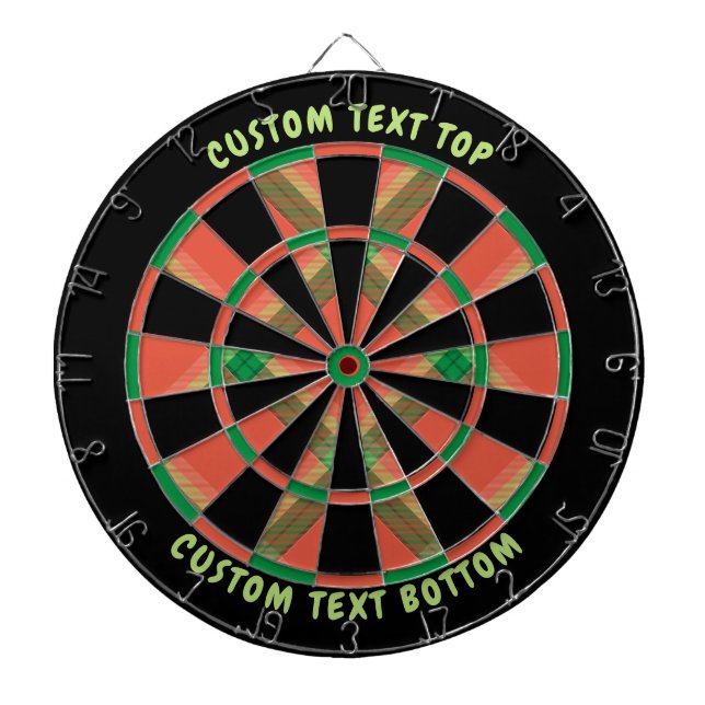 Watermelon Tartan Dart Board Darttavla (Framsidan)