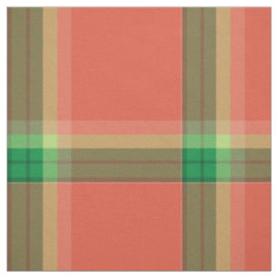 Watermelon Tartan Fabric Tyg