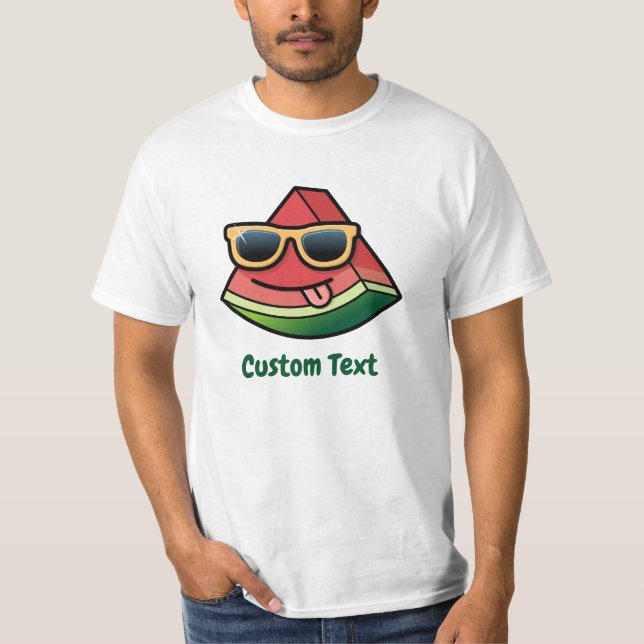 Watermelon Tecknad T-Shirt (Framsida)