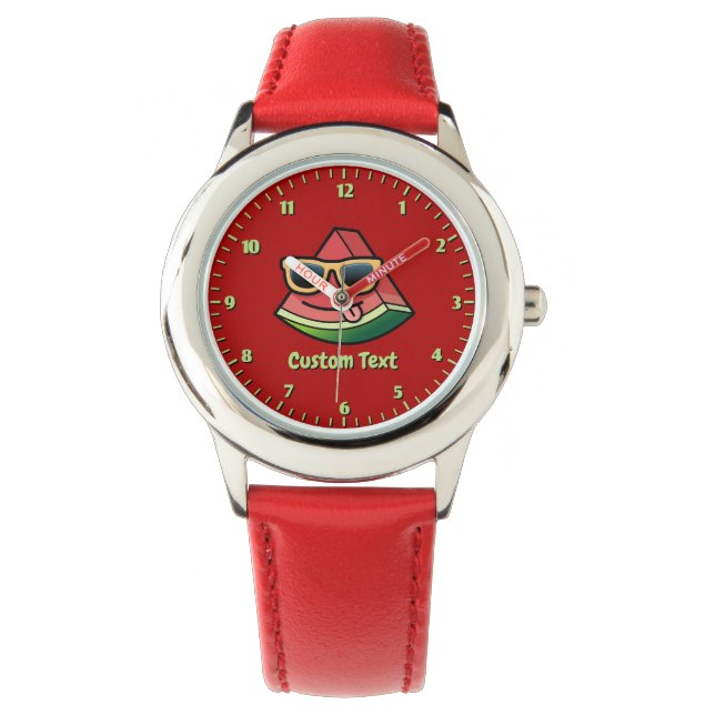 Watermelon Tecknad Wrist Watch Armbandsur (Framsida)