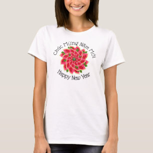 Watermelon Tet Hälsning T Shirt