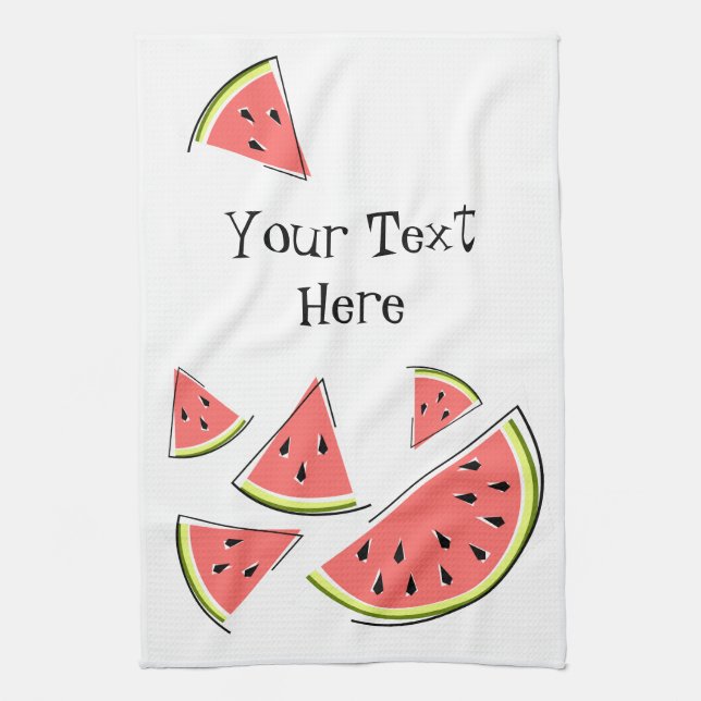 Watermelon Texthandduk Kökshandduk (Vertikal)