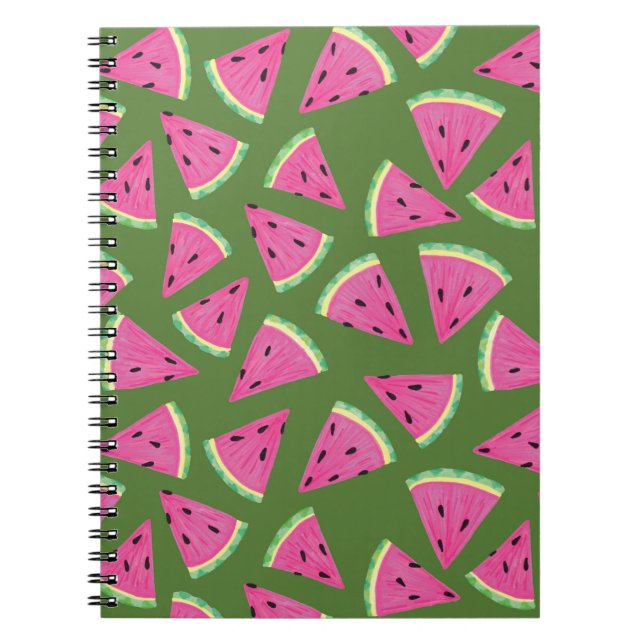 Watermelon Tropical Summer Anteckningsbok (Framsidan)