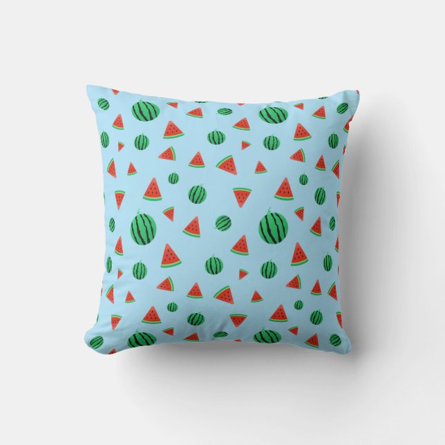 Watermelon tryckt Dekorativ kudde (Framsida)