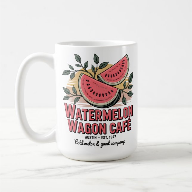 Watermelon Wagon Café Kaffemugg (Vänster)